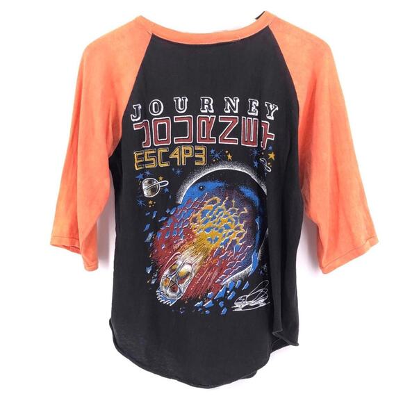 Journey Frontiers Esc4p3 Tour tshirt 80s 1980s vintage - Picture 2 of 8